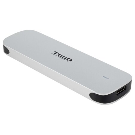 TooQ Caja Externa para SSD M.2 NGFF, Plata