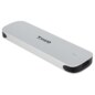 TooQ Caja Externa para SSD M.2 NGFF, Plata