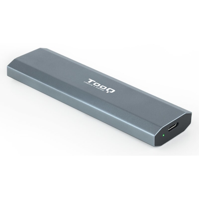 TooQ Shura Caja externa para unidad de estado sólido (SSD) Gris M.2