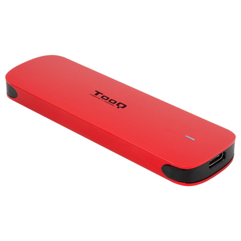 TooQ Caja externa para SSD M.2 NVMe, Rojo