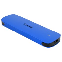 TooQ Caja externa para SSD M.2 NVMe, Azul