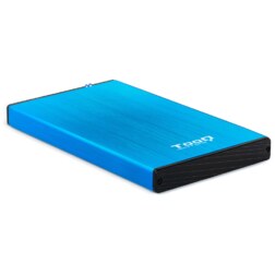 TooQ TQE-2527BL caja para disco duro externo Caja de disco duro (HDD) Negro, Azul 2.5"