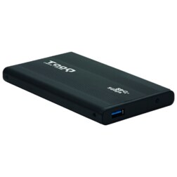 TooQ TQE-2524B caja para disco duro externo Caja de disco duro (HDD) Negro 2.5"