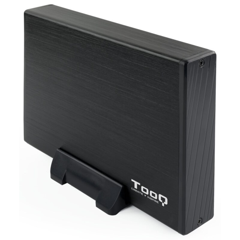 TooQ TQE-3527B caja para disco duro externo Caja de disco duro (HDD) Negro 3.5"