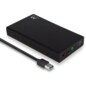 Ewent EW7056 caja para disco duro externo Caja de disco duro (HDD) Negro 3.5"
