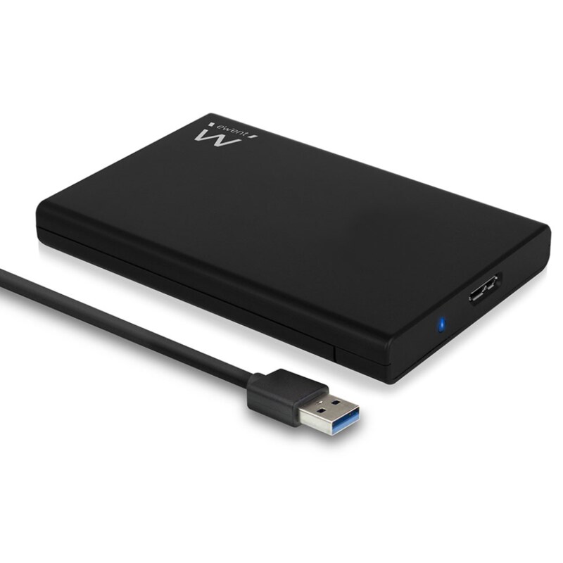 Ewent EW7044 caja para disco duro externo Carcasa de disco duro/SSD Negro 2.5"