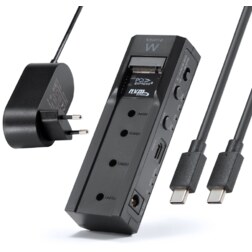 Ewent EW7065 caja para disco duro externo Carcasa de disco duro/SSD Negro 2.5/3.5"