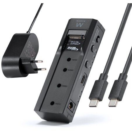 Ewent EW7065 caja para disco duro externo Carcasa de disco duro/SSD Negro 2.5/3.5"