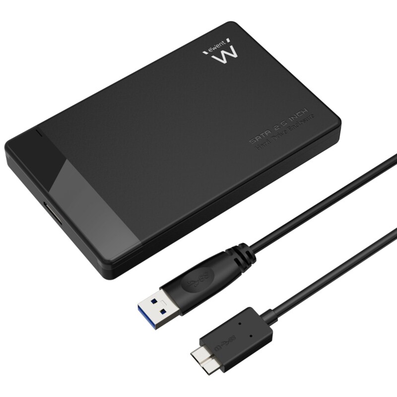 Ewent EW7049 caja para disco duro externo Carcasa de disco duro/SSD Negro 2.5"