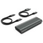 Ewent EW7025 caja para disco duro externo Caja externa para unidad de estado sólido (SSD) Gris M.2