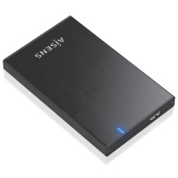 AISENS ASE-2527B caja para disco duro externo Carcasa de disco duro/SSD 2.5"