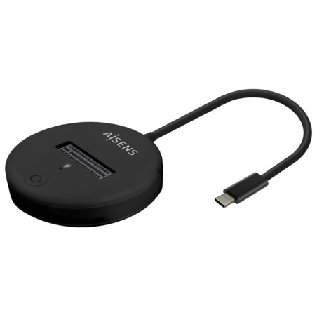 AISENS USB-C Dock M.2 (NGFF) ASUC-M2D013-BK SATA/NVMe A USB3.1 Gen2, Negra