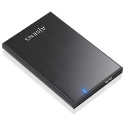 AISENS ASE-2528B caja para disco duro externo Carcasa de disco duro/SSD 2.5"