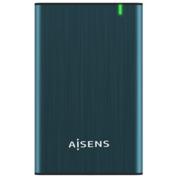 AISENS Caja Externa 2.5" ASE-2525PB 9.5 mm SATA A USB 3.0/USB 3.1 Gen1, Azul Pacifico