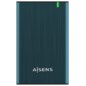 AISENS Caja Externa 2.5" ASE-2525PB 9.5 mm SATA A USB 3.0/USB 3.1 Gen1, Azul Pacifico