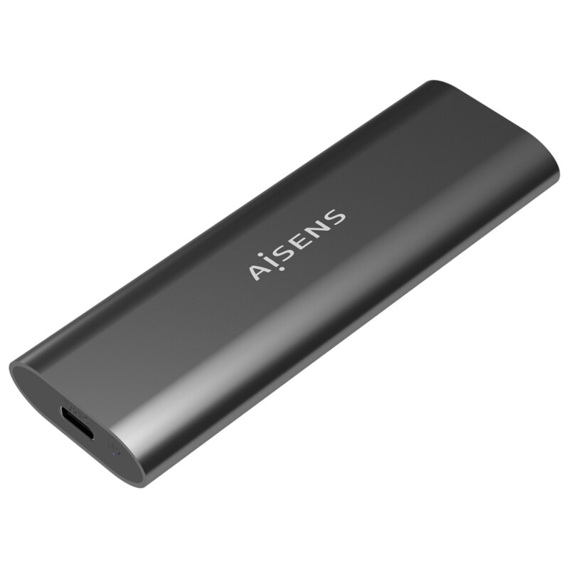 AISENS ASM2-015GR caja para disco duro externo Caja externa para unidad de estado sólido (SSD) Gris M.2
