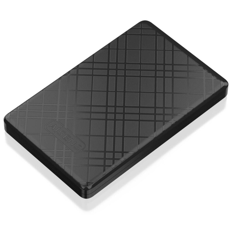 AISENS ASE-2522B caja para disco duro externo Carcasa de disco duro/SSD Negro 2.5"