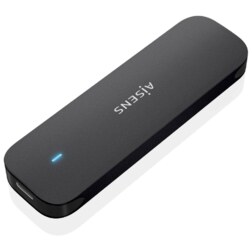 AISENS ASM2-024B caja para disco duro externo Caja externa para unidad de estado sólido (SSD) Negro