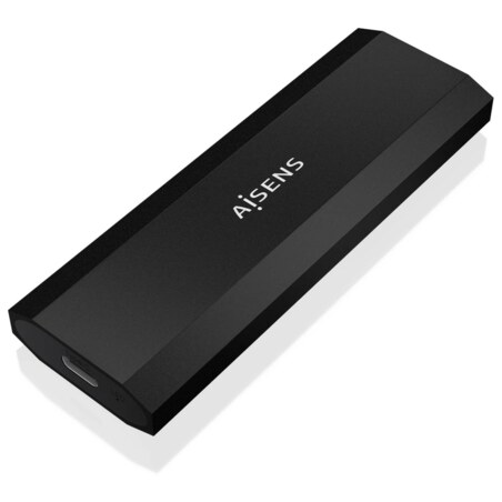 AISENS ASM2-028B caja para disco duro externo Caja externa para unidad de estado sólido (SSD) Negro
