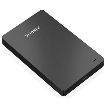 AISENS ASE-2542B caja para disco duro externo Caja de disco duro (HDD) Negro 2.5"