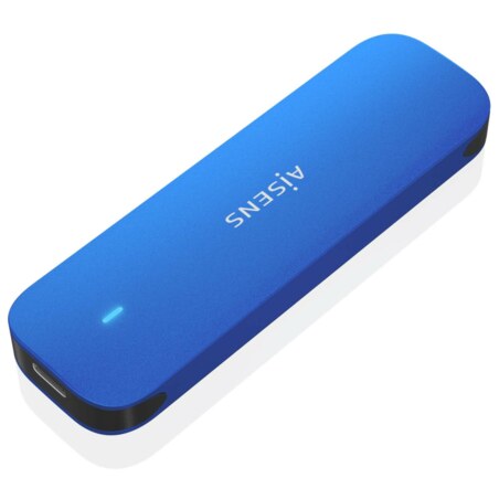 AISENS ASM2-026BLU caja para disco duro externo Caja externa para unidad de estado sólido (SSD) Azul M.2