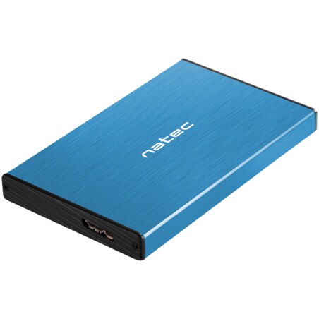 NATEC Rhino GO Carcasa de disco duro/SSD Azul 2.5"