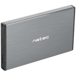 NATEC Rhino GO Carcasa de disco duro/SSD Gris 2.5"