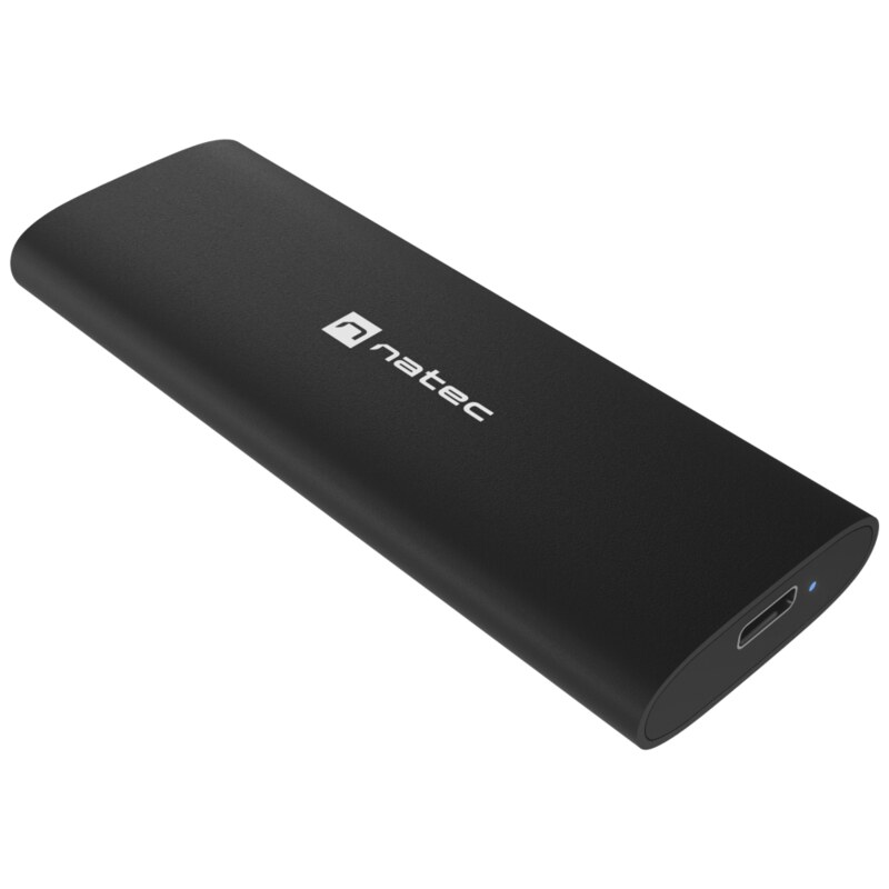 NATEC NKZ-2286 caja para disco duro externo Caja externa para unidad de estado sólido (SSD) Negro M.2