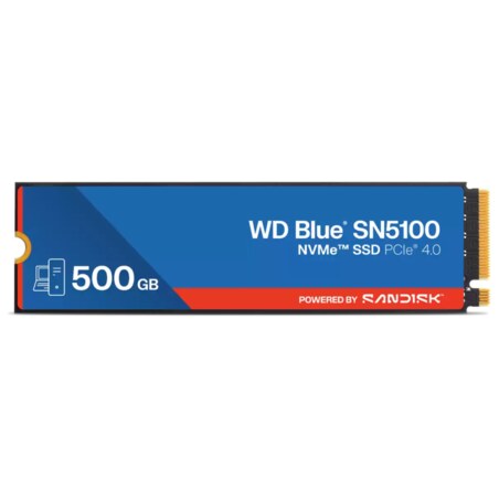 Western Digital WD Blue SN5100 500 GB M.2 PCI Express 4.0 NVMe QLC 3D NAND