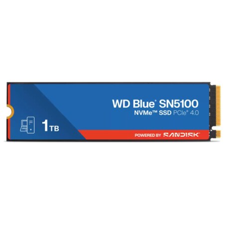 Western Digital WD Blue SN5100 1 TB M.2 PCI Express 4.0 NVMe QLC 3D NAND