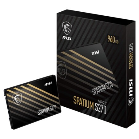 MSI Spatium S270 SATA 2.5 960GB 2.5" Serial ATA III 3D NAND