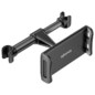AISENS Soporte Coche Ajustable (1 Pivote) Para Reposacabezas Para Telefono / Tablet, Negro