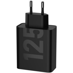 Motorola TurboPower 125W Universal Negro Corriente alterna Carga rápida Interior