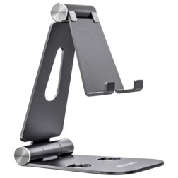 AISENS Soporte De Sobremesa Tamaño XL Ajustable (2 Pivotes) Para Movil / Tablet, Gris