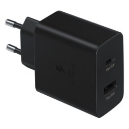 Samsung EP-TA220NBEGEU cargador de dispositivo móvil Auriculares, Auriculares, Portátil, Smartphone, Reloj inteligente, Tableta 