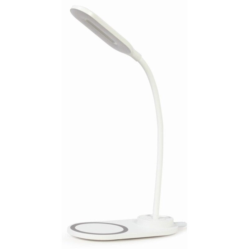 Gembird TA-WPC10-LED-01-W cargador de dispositivo móvil Smartphone Blanco CC Cargador inalámbrico Interior