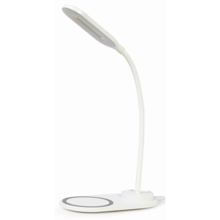 Gembird TA-WPC10-LED-01-W cargador de dispositivo móvil Smartphone Blanco CC Cargador inalámbrico Interior
