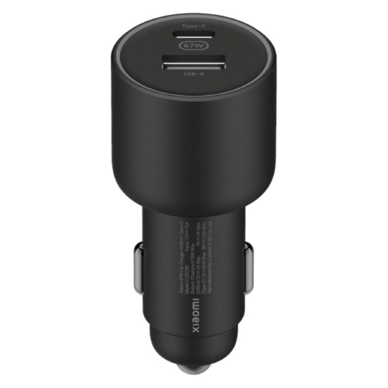 Xiaomi 43907 cargador de dispositivo móvil Universal Negro Encendedor de cigarrillos Auto