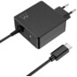 Ewent EW3978 cargador de dispositivo móvil Portátil Negro Corriente alterna Carga rápida Interior