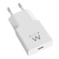 Ewent Cargador Rápido USB-C PD de 20W con Tecnología GaN y Diseño Ultrafino