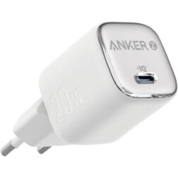 Anker A2699G21 cargador de dispositivo móvil Universal Plata, Blanco Corriente alterna Carga rápida Interior