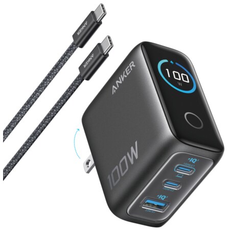 Anker B121B Universal Negro Corriente alterna Carga rápida Interior