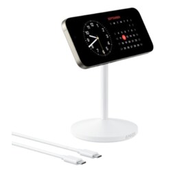 Anker MagGo Auriculares, Auriculares, Smartphone, Reloj inteligente Blanco USB Cargador inalámbrico Carga rápida Interior
