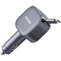 Anker A2738HA2 cargador de dispositivo móvil Universal Metálico Encendedor de cigarrillos Carga rápida Auto