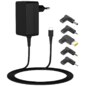 Leotec LENCSHOMETC45 cargador de dispositivo móvil Universal Negro Corriente alterna Carga rápida Interior