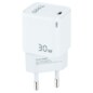 TooQ Cargador de Pared GAN USB-C/PD 30W, Blanco