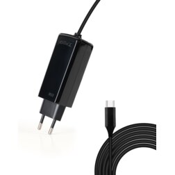 TooQ TQLC-USBCGAN65PD-C cargador de dispositivo móvil Portátil, Universal Corriente alterna Interior
