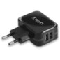 TooQ TQWC-1S02 cargador de dispositivo móvil GPS, MP3, MP4, Teléfono móvil, Consola de juegos portátil, Smartphone, Tableta Negr