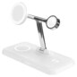 HYPER HJ3004WHGL cargador de dispositivo móvil Auriculares, Smartphone, Reloj inteligente Plata, Blanco CC, USB Cargador inalámb