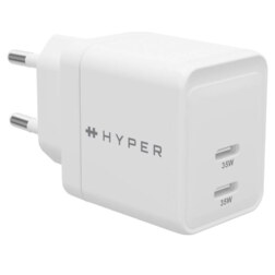 HYPER HJG35EU cargador de dispositivo móvil Auriculares, Auriculares, Smartphone, Ver Blanco Corriente alterna Carga rápida Inte